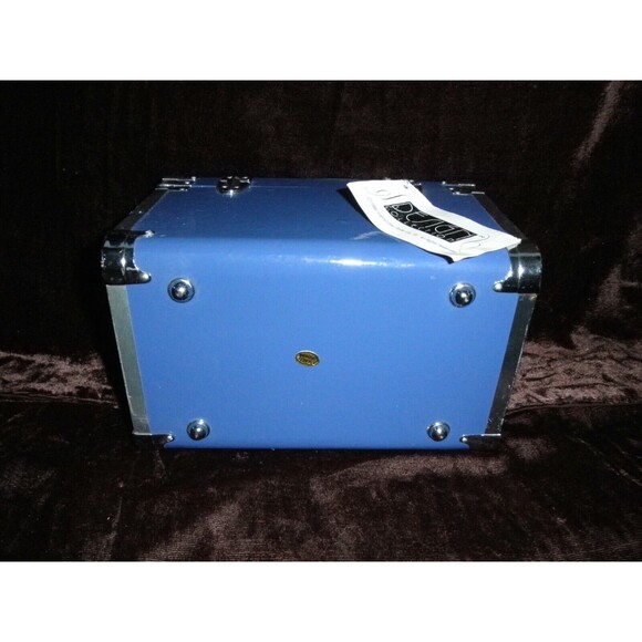 NEW VINTAGE 1998 VINYL TRAIN CASE 9" LINENS THINGS (9" WIDE X 6" TALL) - Picture 10 of 10